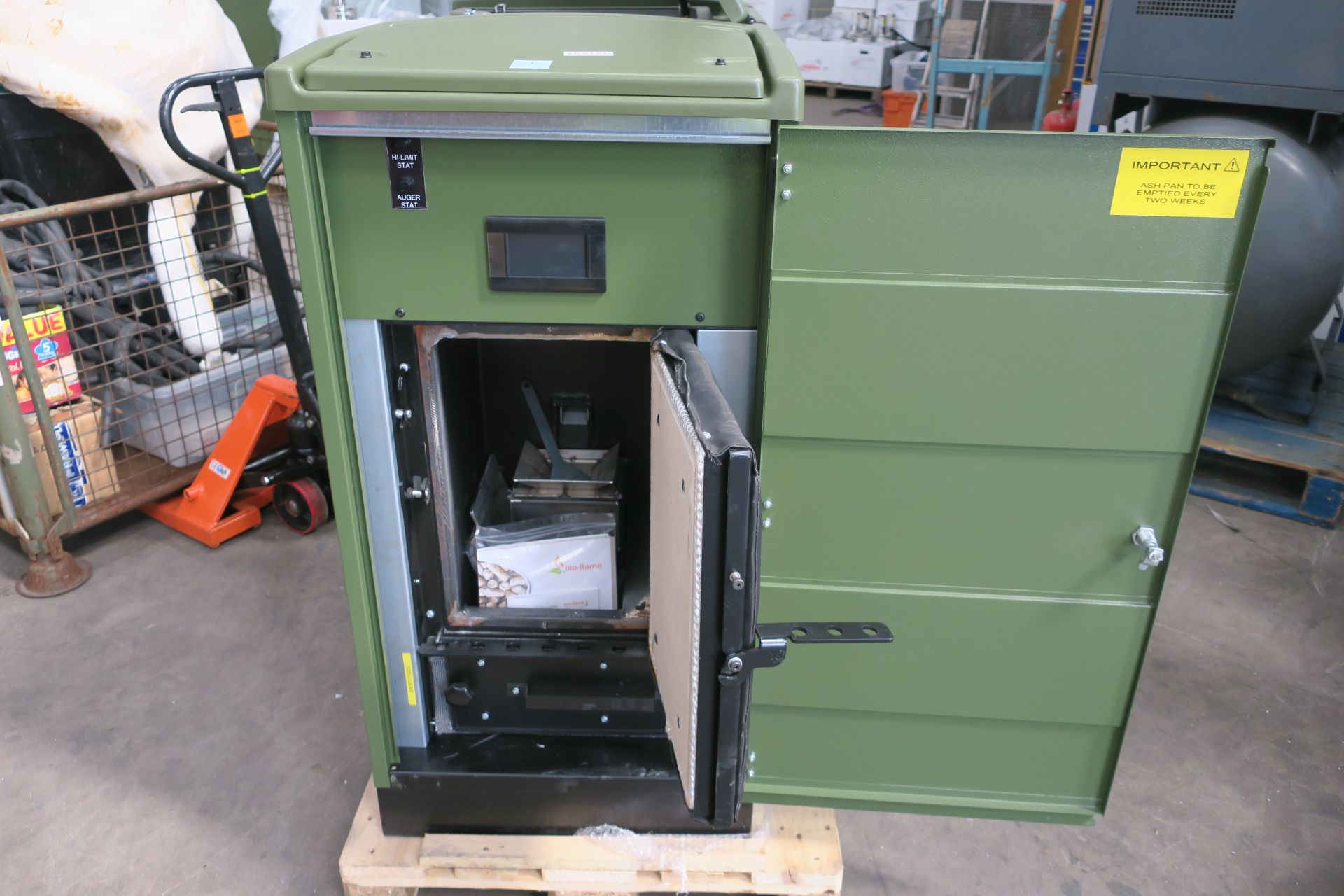 A Used Bio-Flame 15 Wood Pellet Boiler supplied by Bio-Flame Boilers Ltd. Nominal Output: 4.6 - 16. - Image 2 of 25