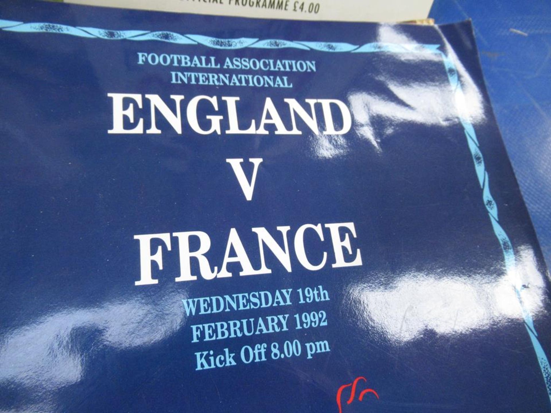 A Box to contain a large quantity of Football and some Rugby Programmes - Image 3 of 5