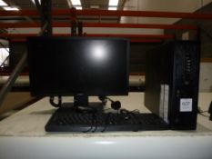 HP Compaq Pro PC Tower, Acer Flatscreen, Keyboard and a Mouse