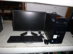 HP Pro i5 PC Tower, Dell LCD Monitor, Keyboard and a Mouse