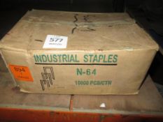 Box of Industrial Staples N64