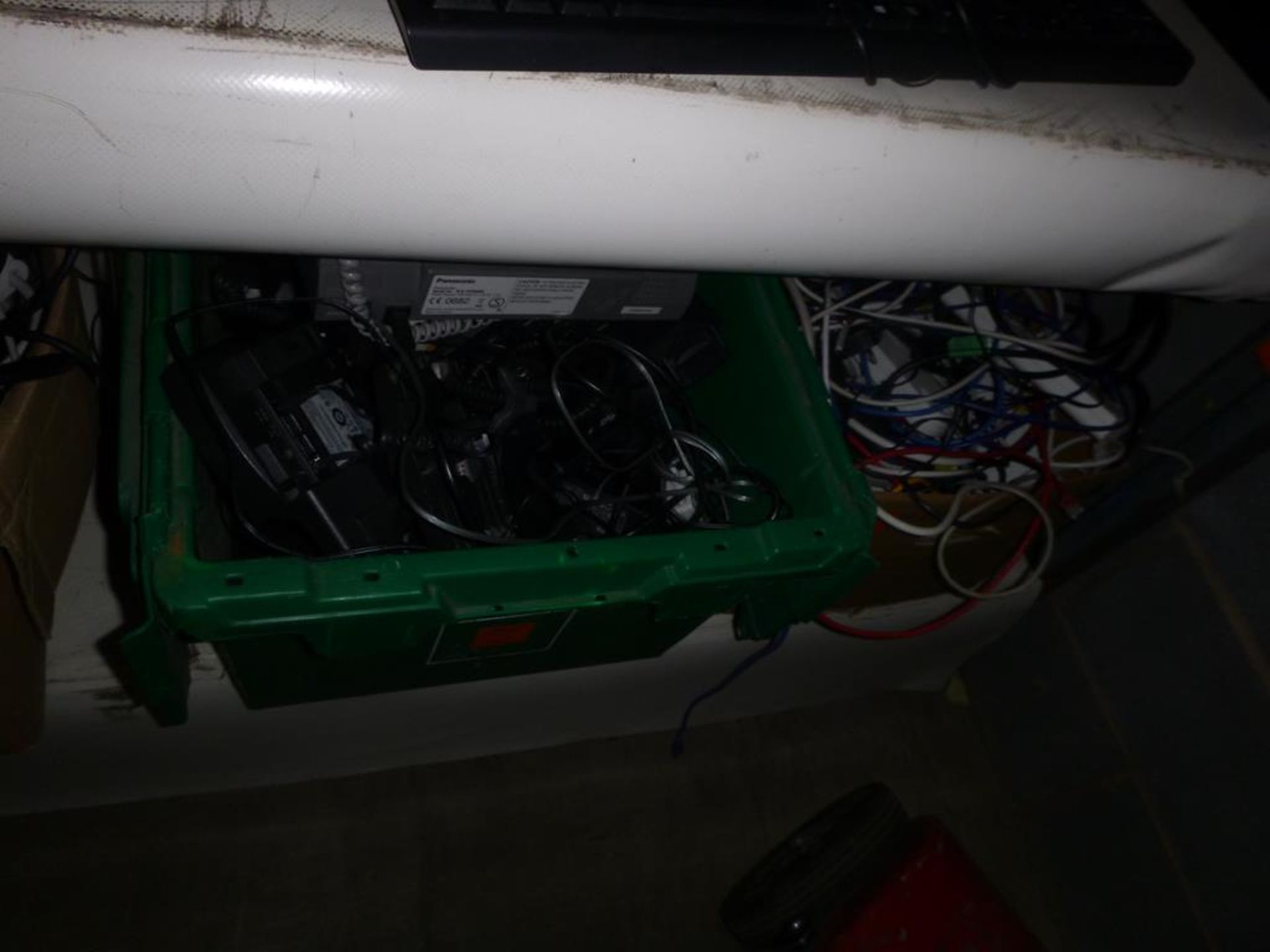 4 Boxes to include Office Telephones, Extension Leads, PC Cables etc - Image 4 of 4