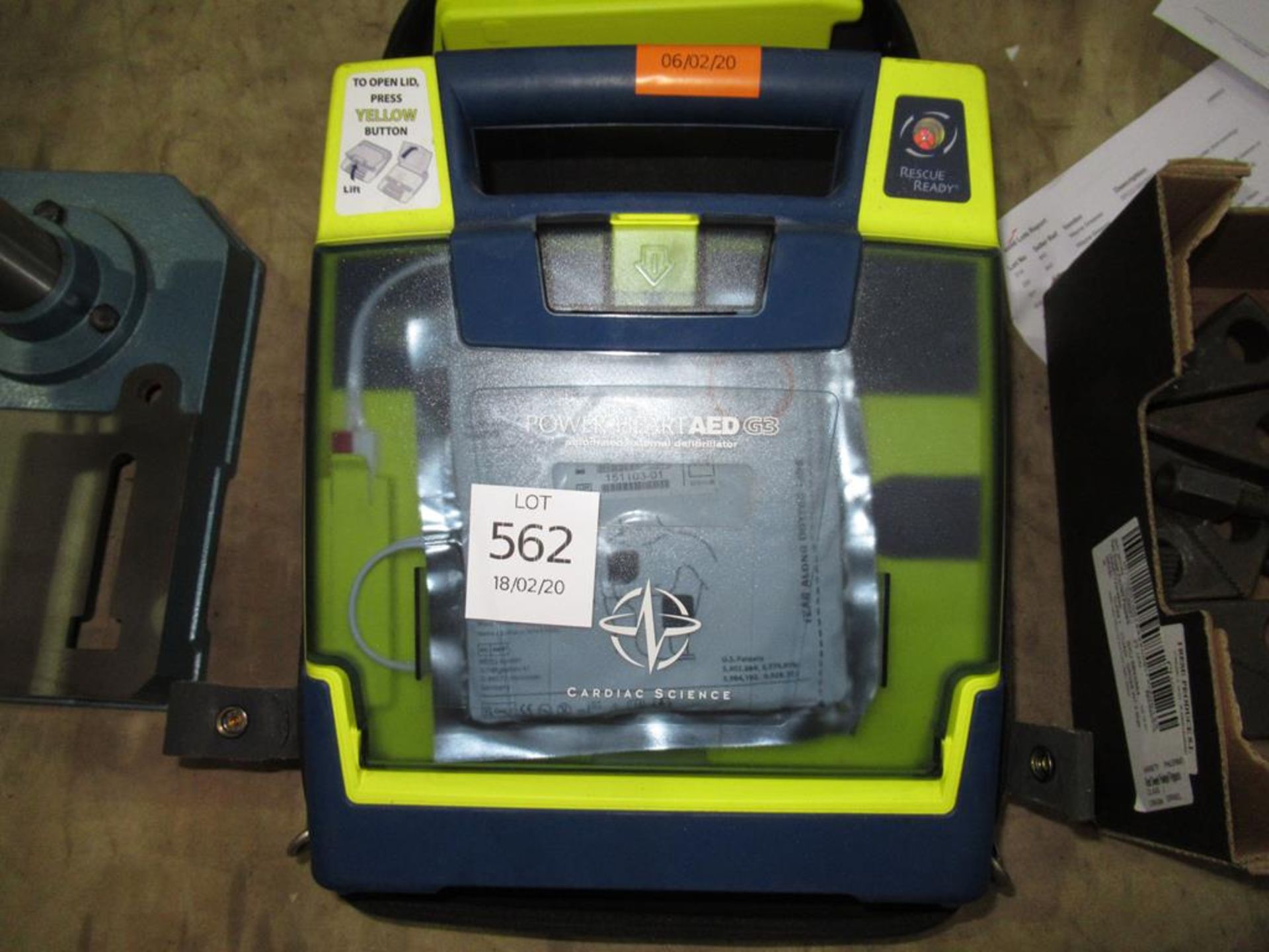 A Power Heart Cardiac Science Defibrillator - Image 2 of 2