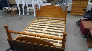 A Pine Double Bed