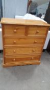 Two over three drawer Chest of Drawers