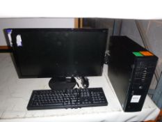 HP Compaq Pro i3 PC Tower, Acer Flatscreen, Keyboard and a Mouse