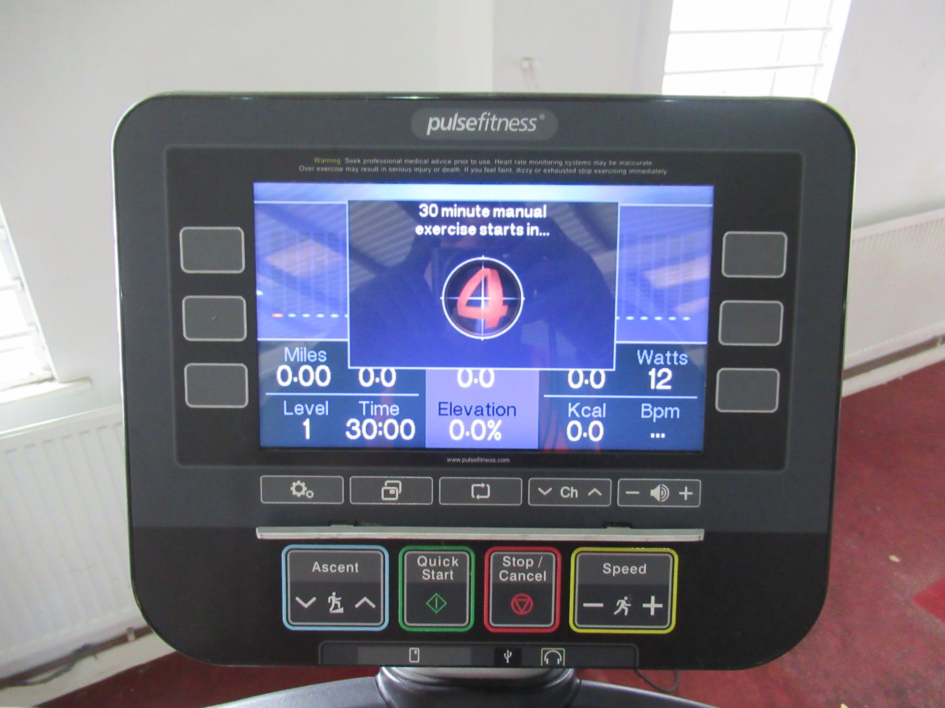 Pulse Fitness Treadmill - Image 2 of 4