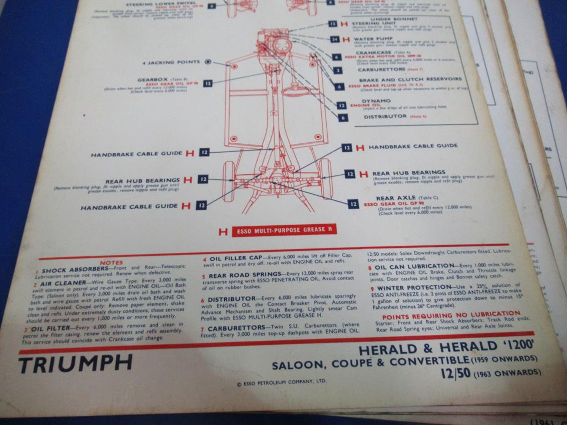 ESSO Lubrication Guides - Image 16 of 18