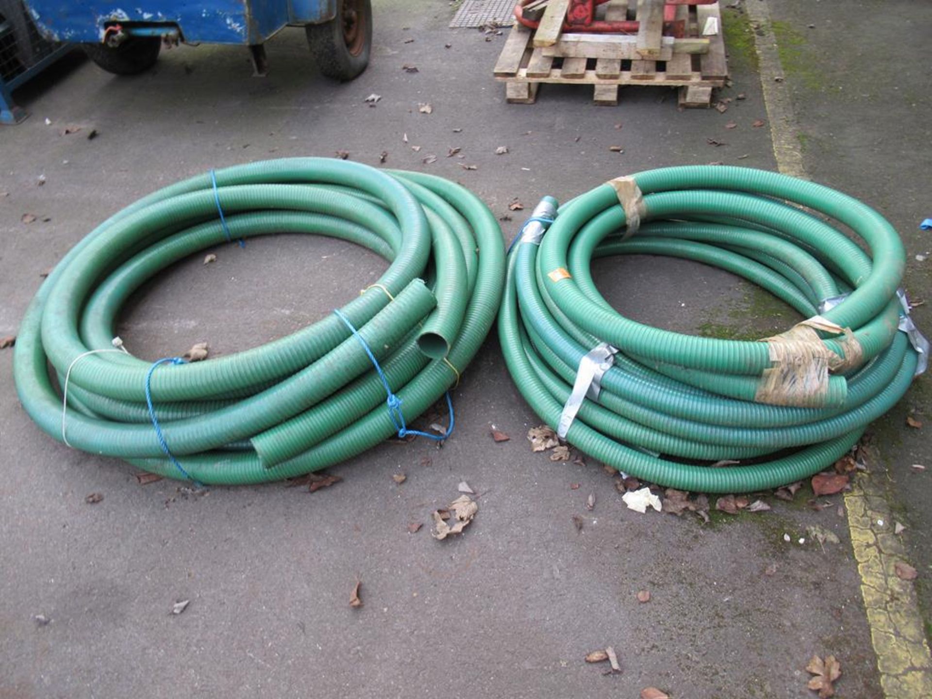 2 x Reels of Green Irrigation Piping - Image 2 of 3