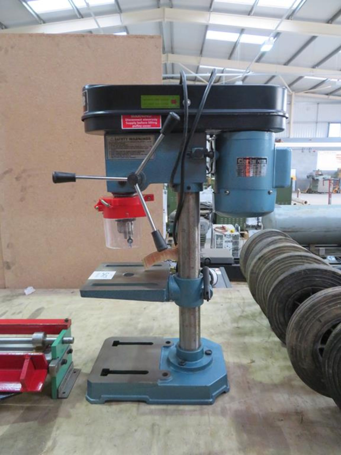 A Clarke Metal Worker Bench Mounted Pillar Drill