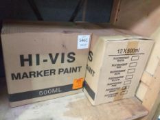 2 X Boxes of Hi-Vis Marker Paint