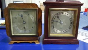 Two Elliot Mantle Clocks