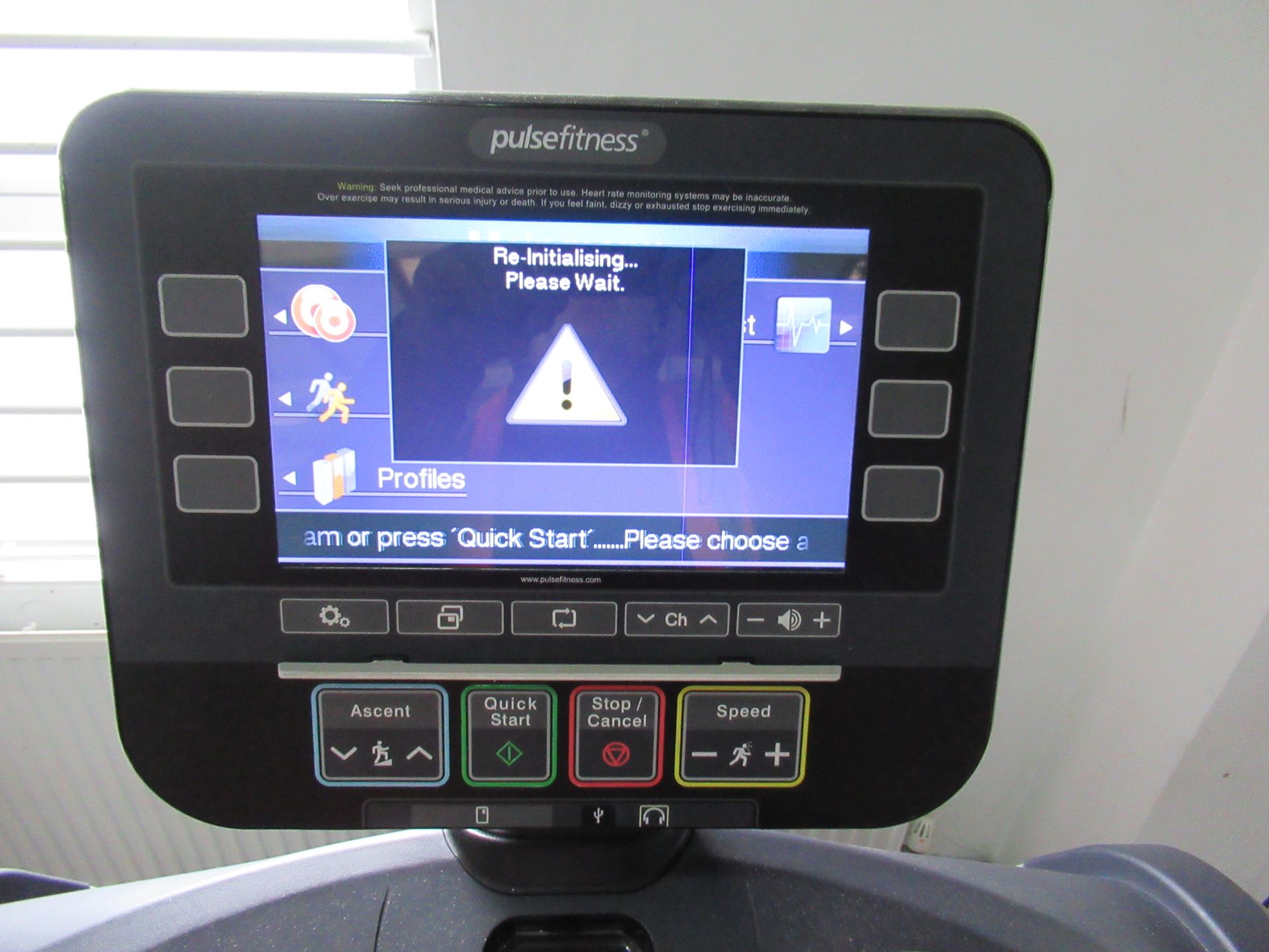 Pulse Fitness Treadmill - Image 3 of 9