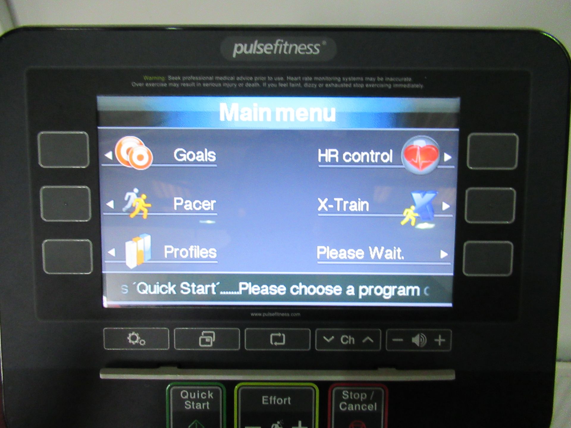 Pulse Fitness 280G-F X-Train Cross Trainer - Image 4 of 4