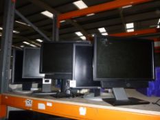 5 Dell Flatscreen Monitors