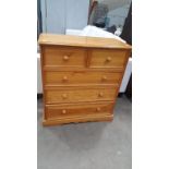 This is a Timed Online Auction on Bidspotter.co.uk, Click here to bid. Two over three drawer Chest