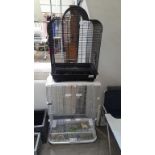 This is a Timed Online Auction on Bidspotter.co.uk, Click here to bid. Two bird cages together