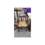 This is a Timed Online Auction on Bidspotter.co.uk, Click here to bid. An Edwardian Smokers Chair (