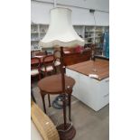 This is a Timed Online Auction on Bidspotter.co.uk, Click here to bid. A Standard lamp with shade (