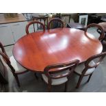 This is a Timed Online Auction on Bidspotter.co.uk, Click here to bid. A Wooden Extending Dining