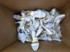 Assorted used wedding shoes/sandles