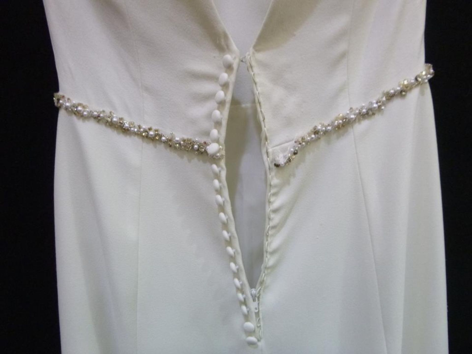 Marylise wedding dress with pearl detail - Image 7 of 10