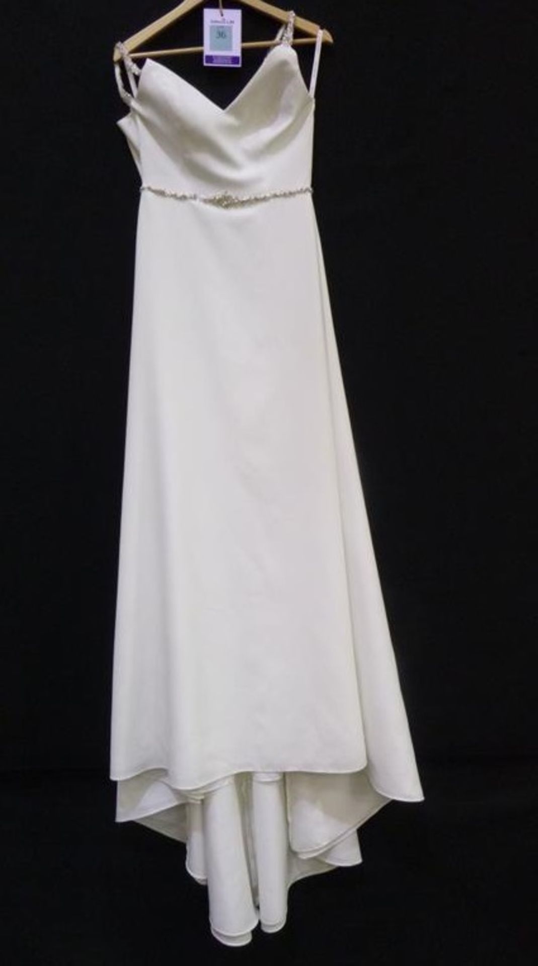 Marylise wedding dress with pearl detail