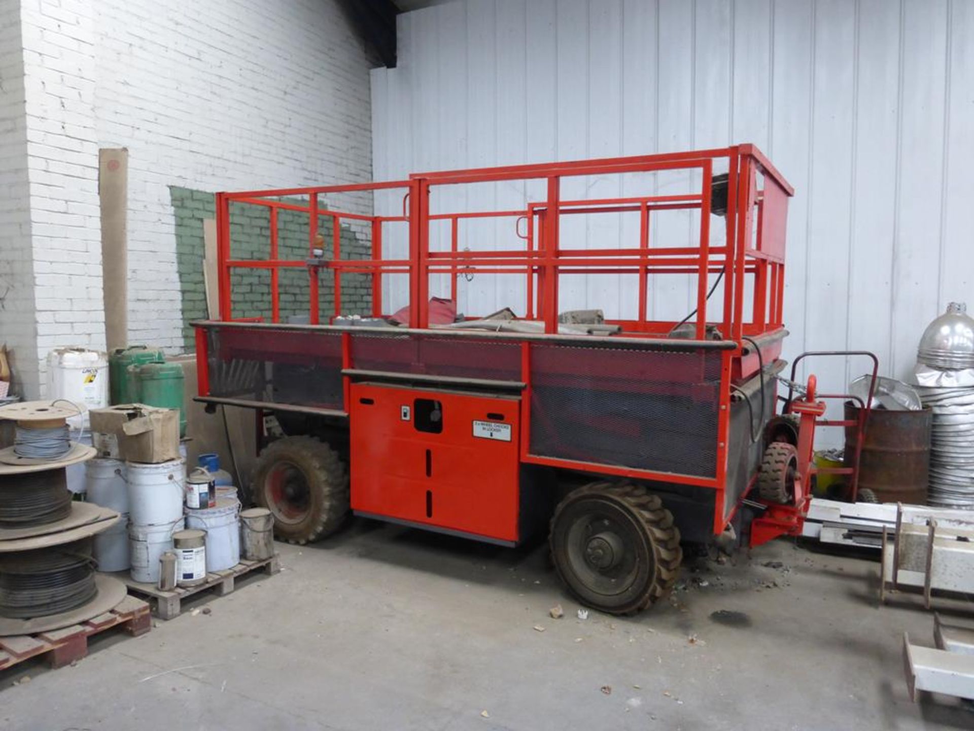 Super-Max SM3184 All terrain Scissor Lift (Runs but lift does not work) - Image 2 of 5