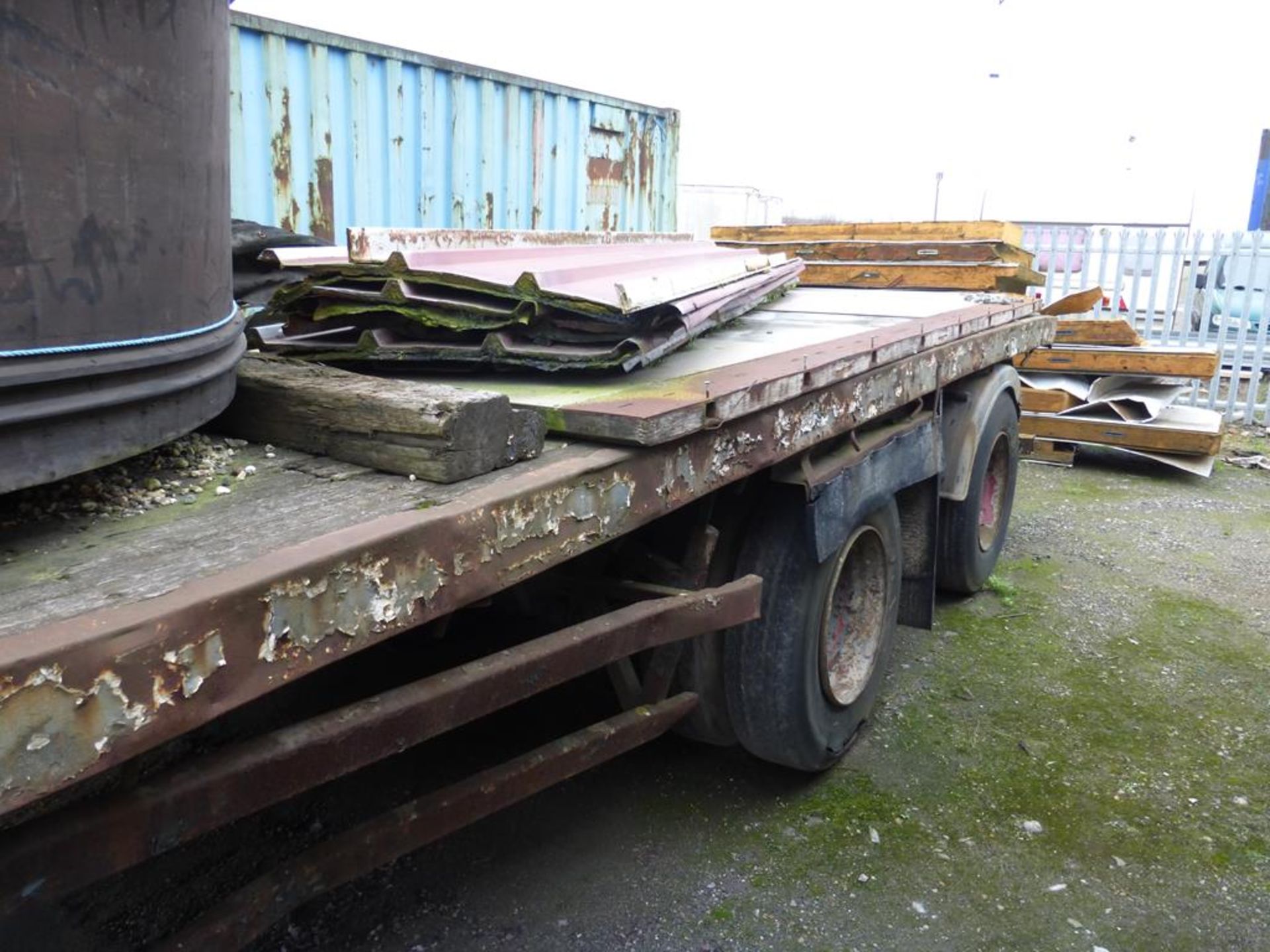 Flat bed lorry trailer - Image 4 of 4