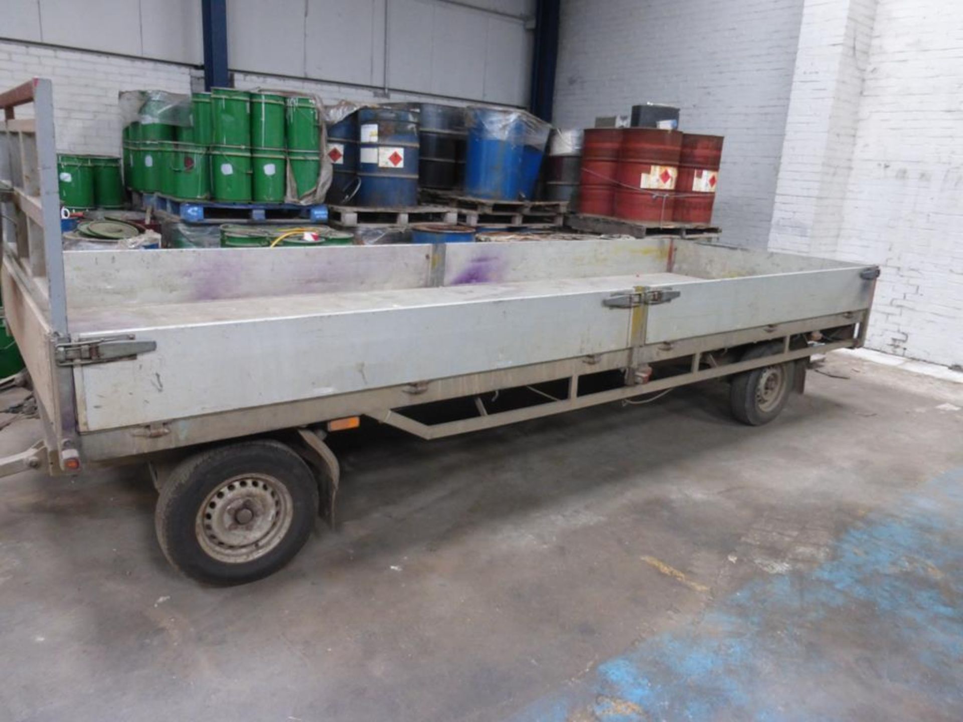 Twin Axle Alloy Bodied Trailer - Image 3 of 7