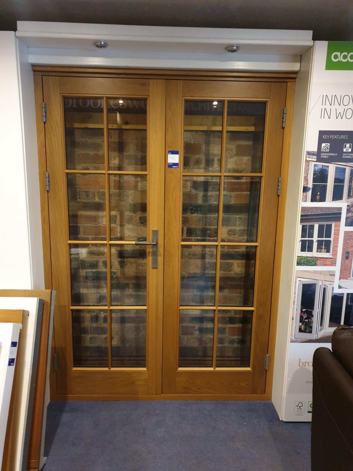 Double Doors to Display Area 1500x2100mm