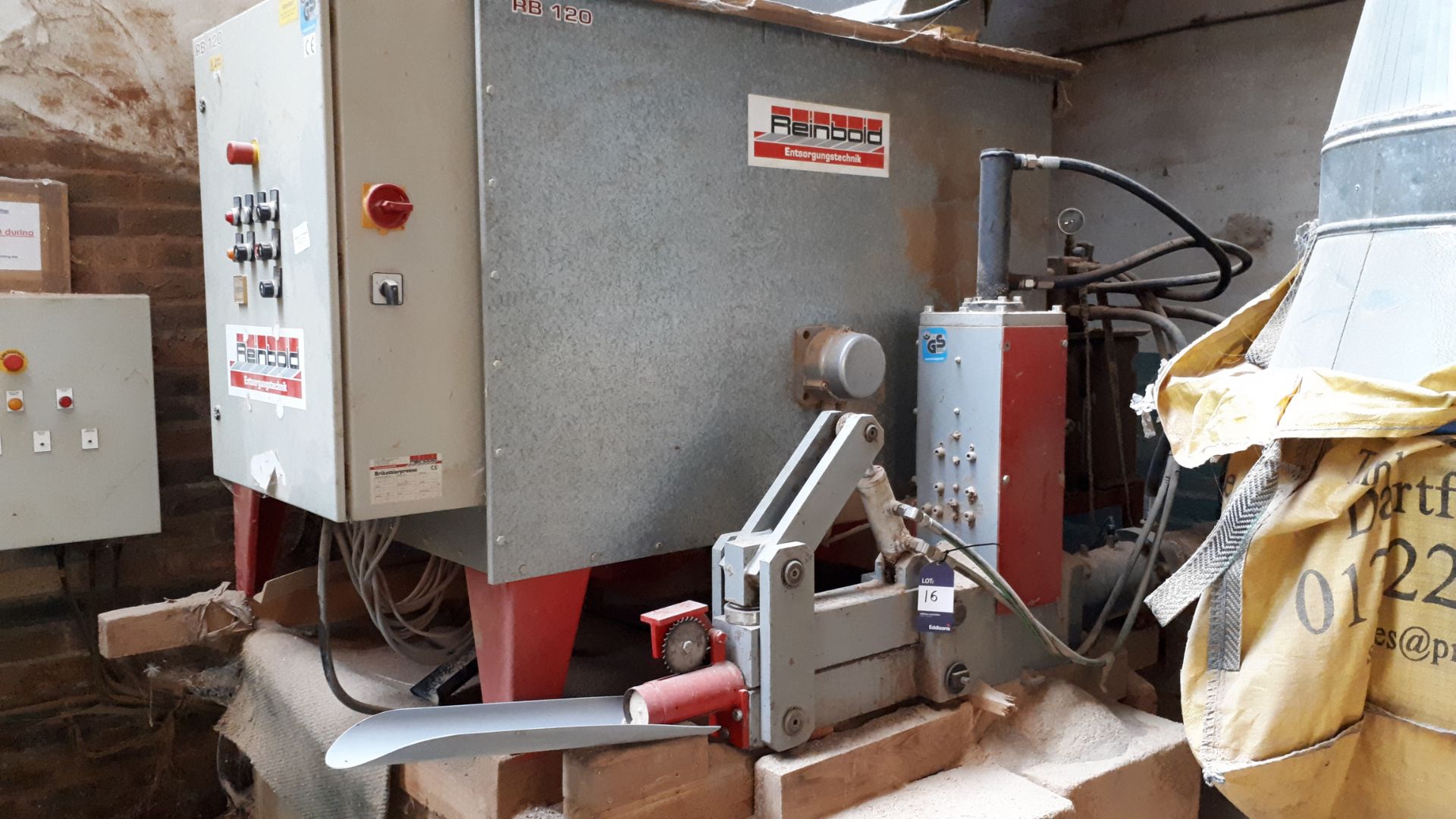 Reinbold RB120 briquette press, serial number 960-670 (2003) (Purchaser to disconnect at nearest - Image 2 of 4