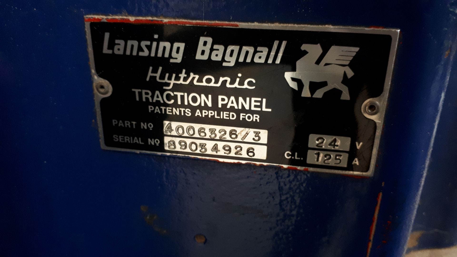 Lansing electric stand-on forklift truck, serial number 89034926 - Image 2 of 2