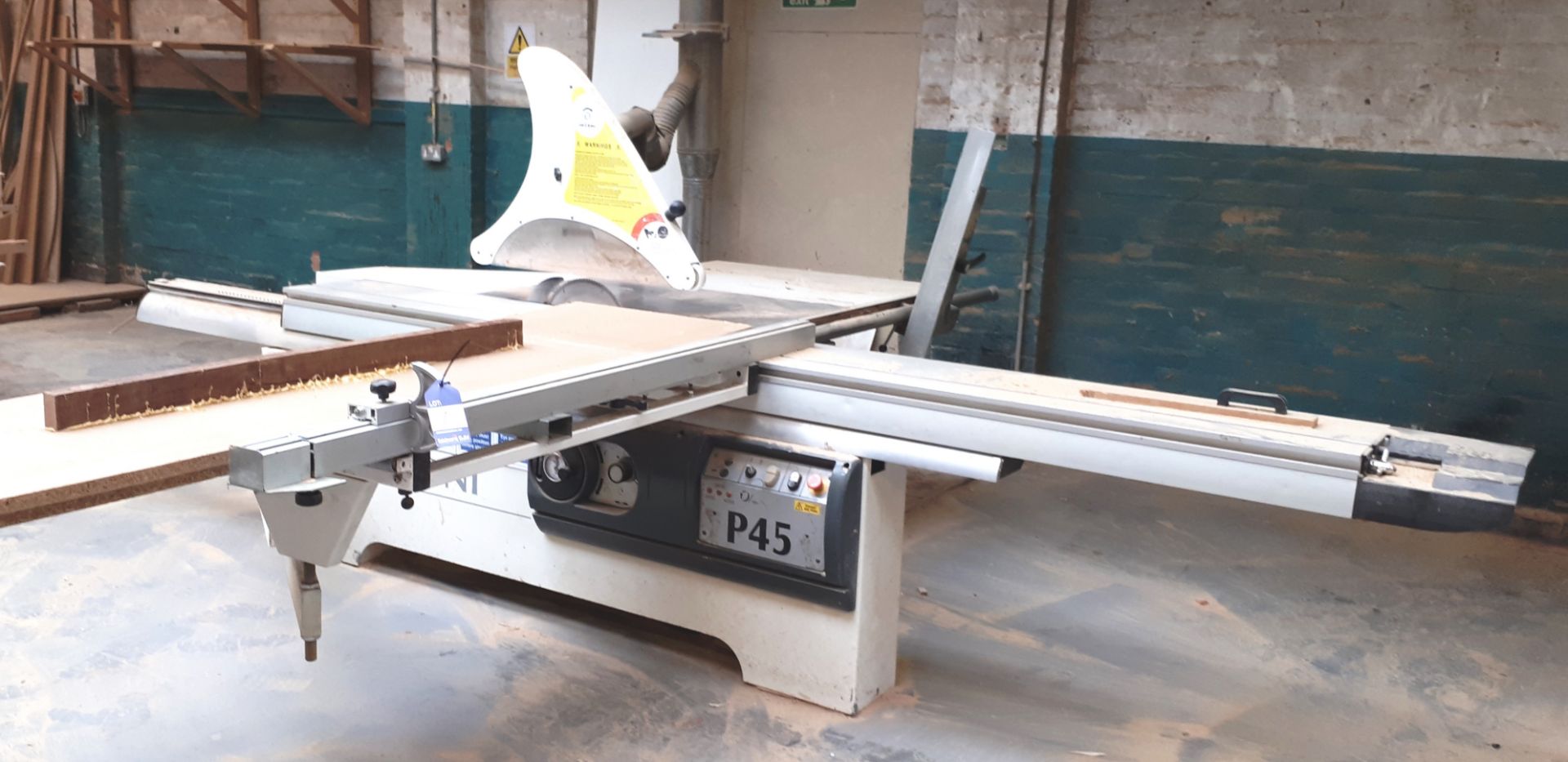 Paoloni P45 tilt arbor panel saw, serial number 20312 (2007)