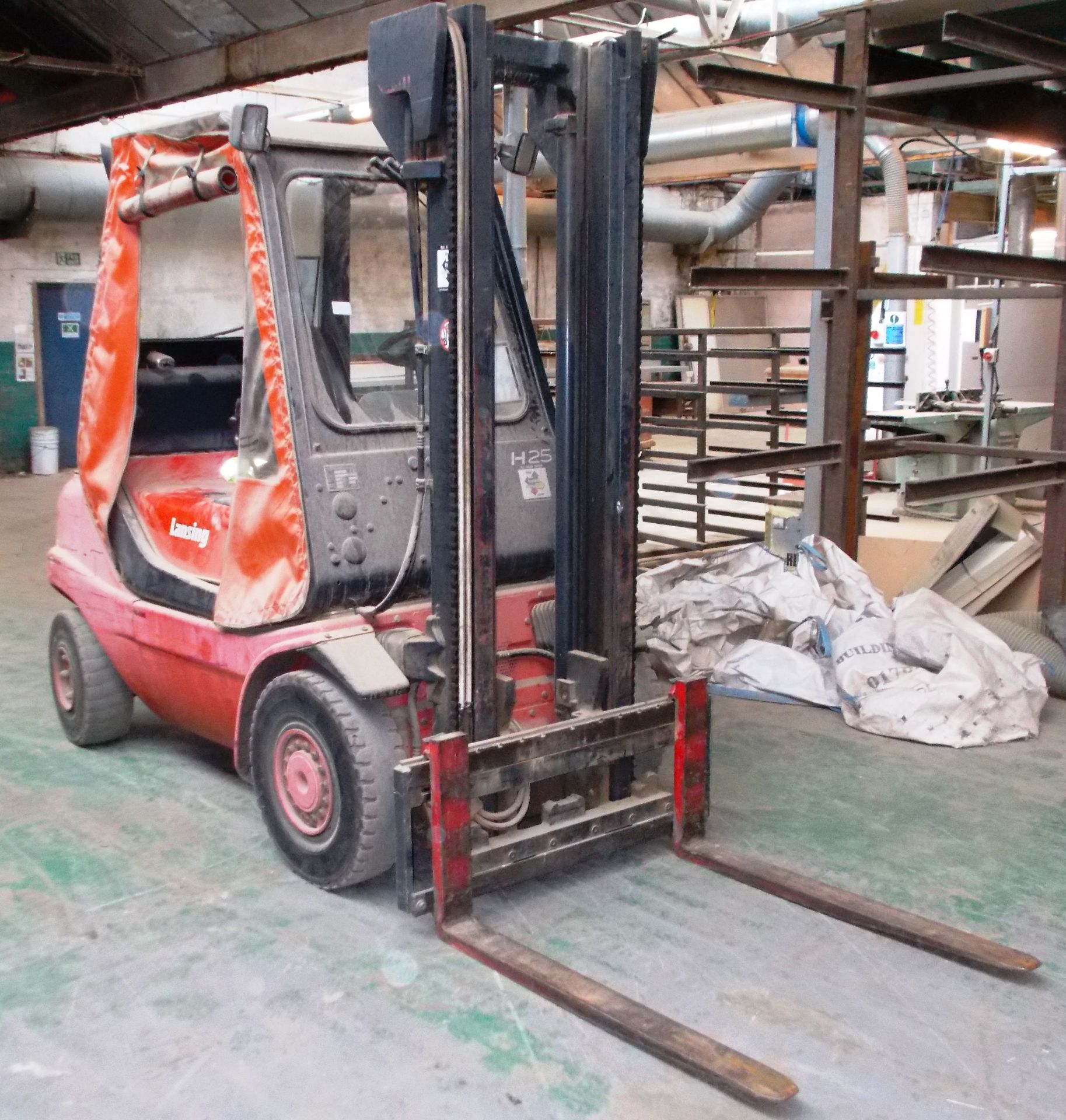 Lansing H25 diesel forklift truck, type H25D-03, s - Image 4 of 10