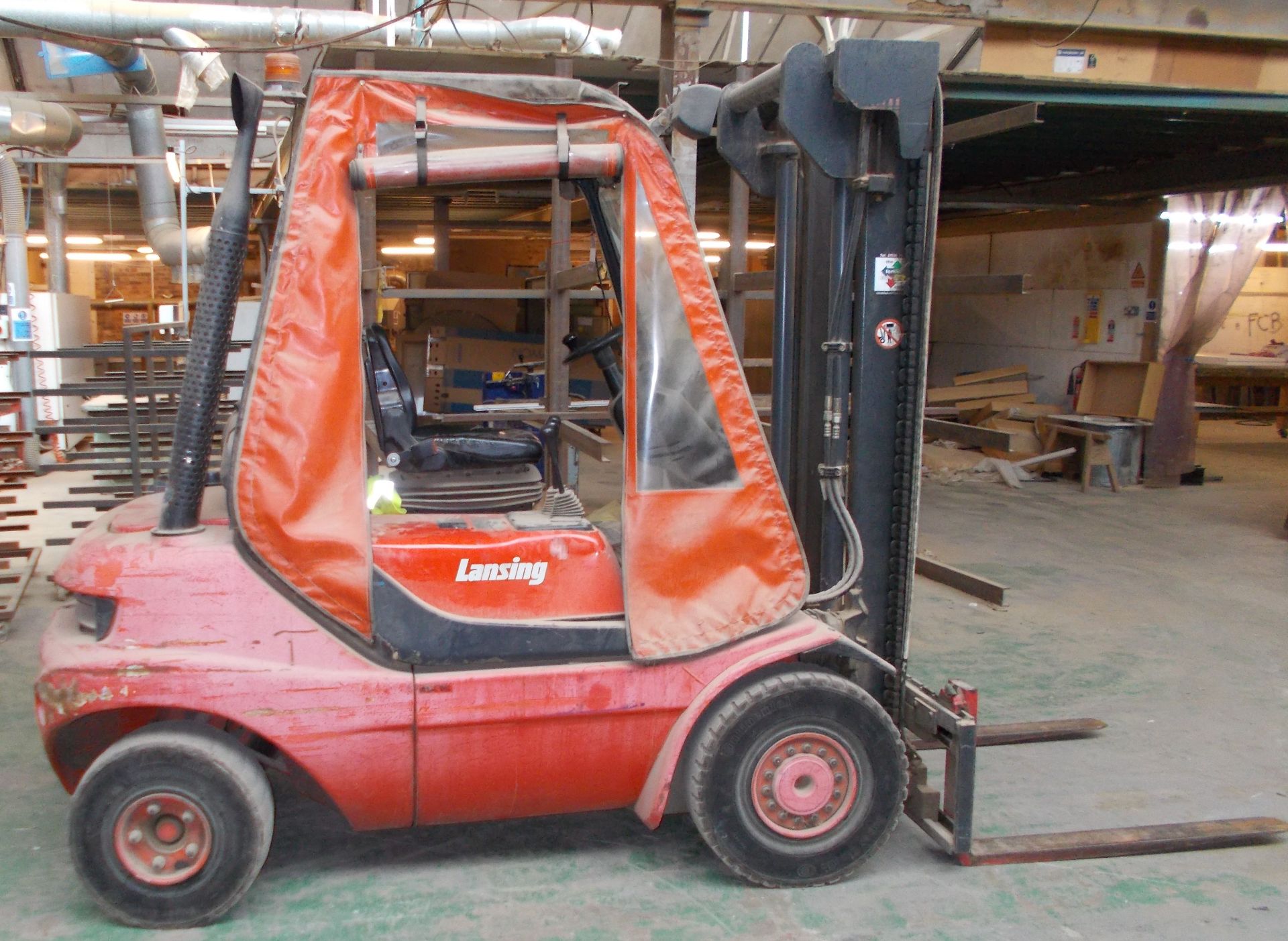 Lansing H25 diesel forklift truck, type H25D-03, s - Image 5 of 10