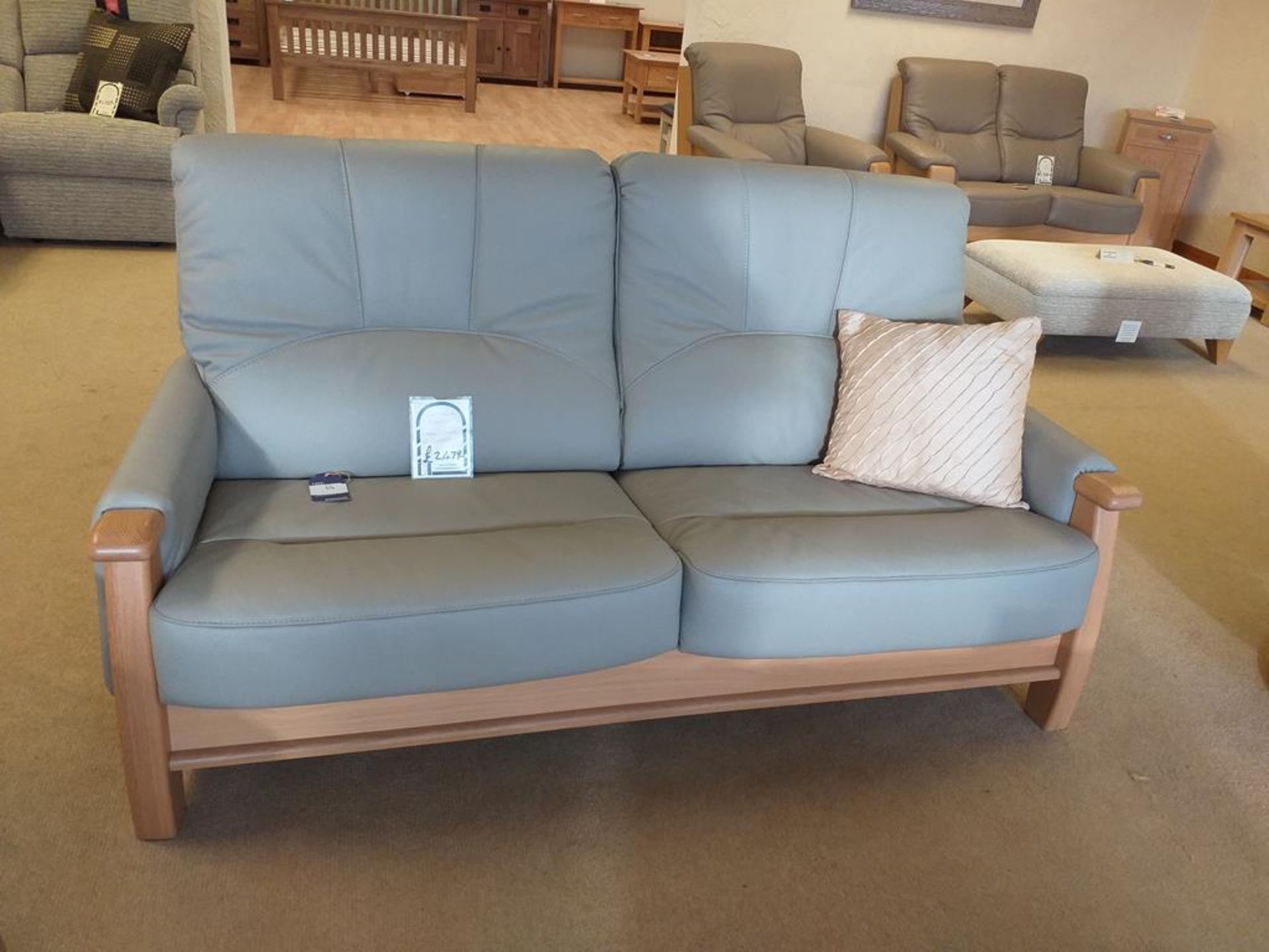 Recor Lincoln Large Sofa and Armchair - Image 3 of 6