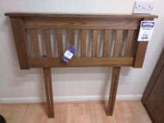 Kimberly oak 3" headboard