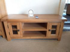 Cambridge oak TV unit