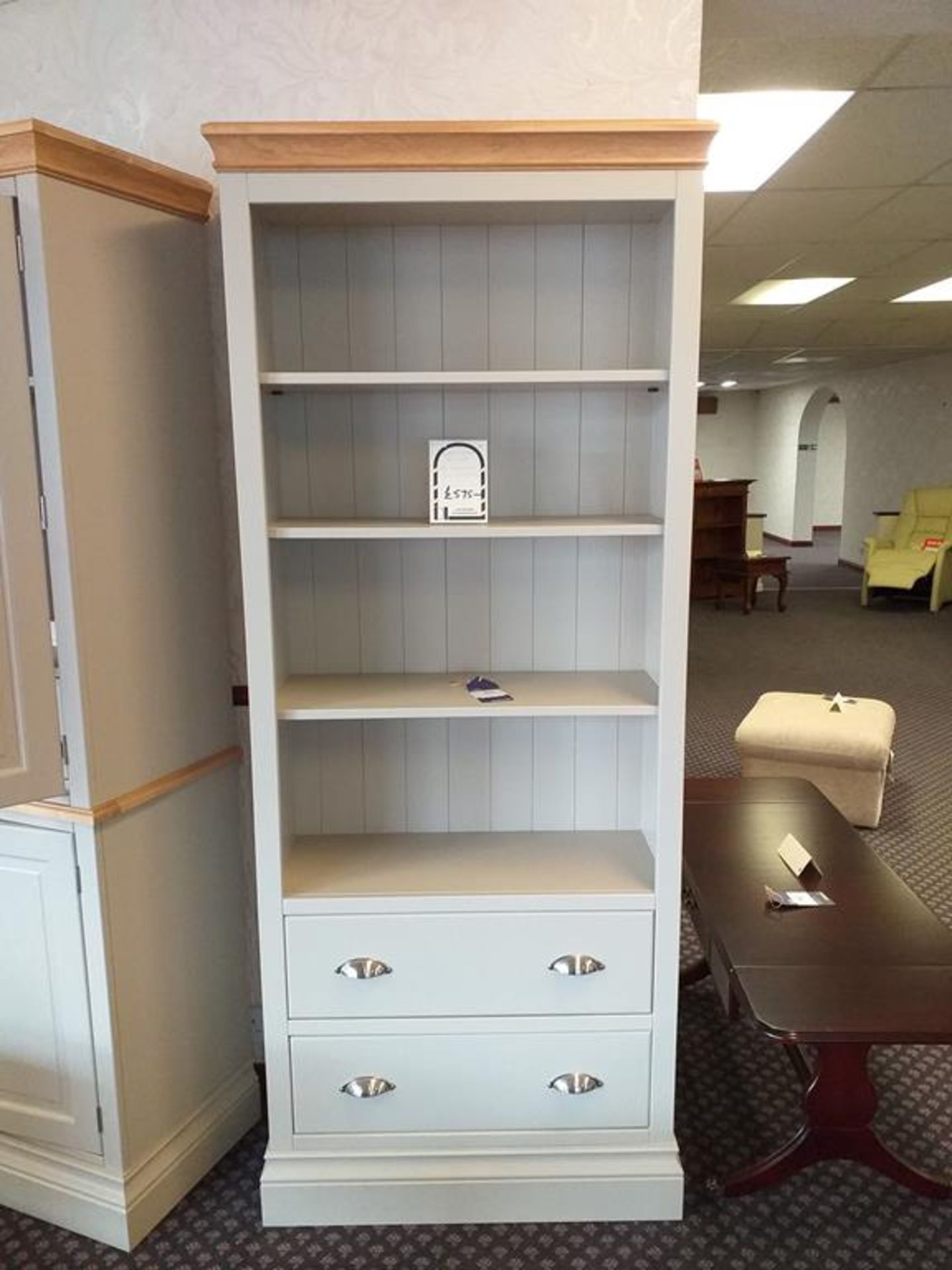 Wordsworth painted bookcase with drawers