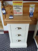 Wordsworth painted compact bedside cabinet