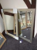 2x Framed mirrors