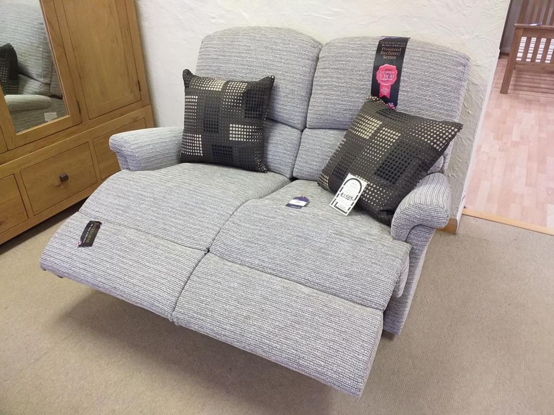 Sherborne Nevada Reclining Two Seater Sofa - Image 3 of 5