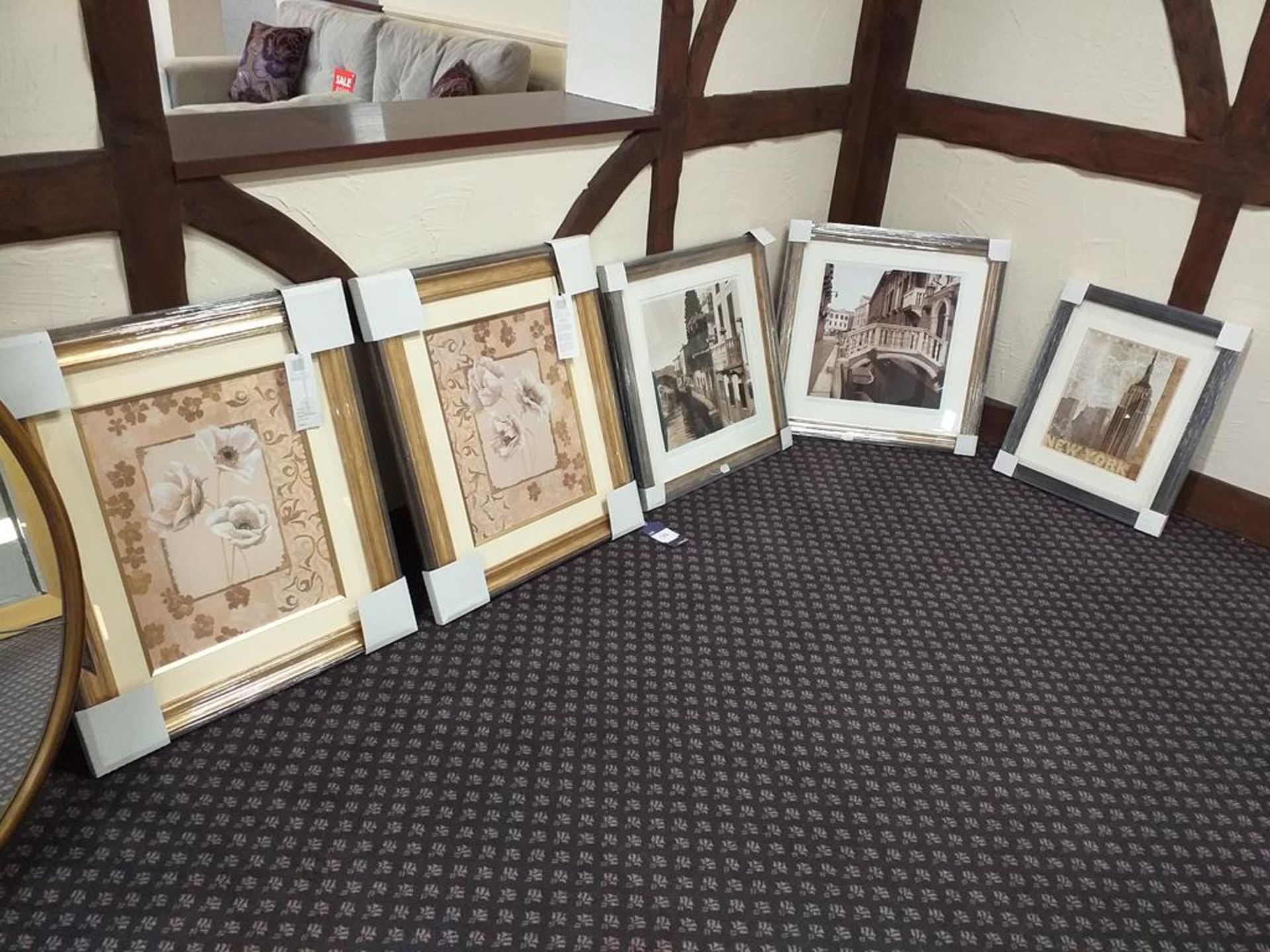 5x Framed prints