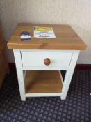 Country pine painted nightstand