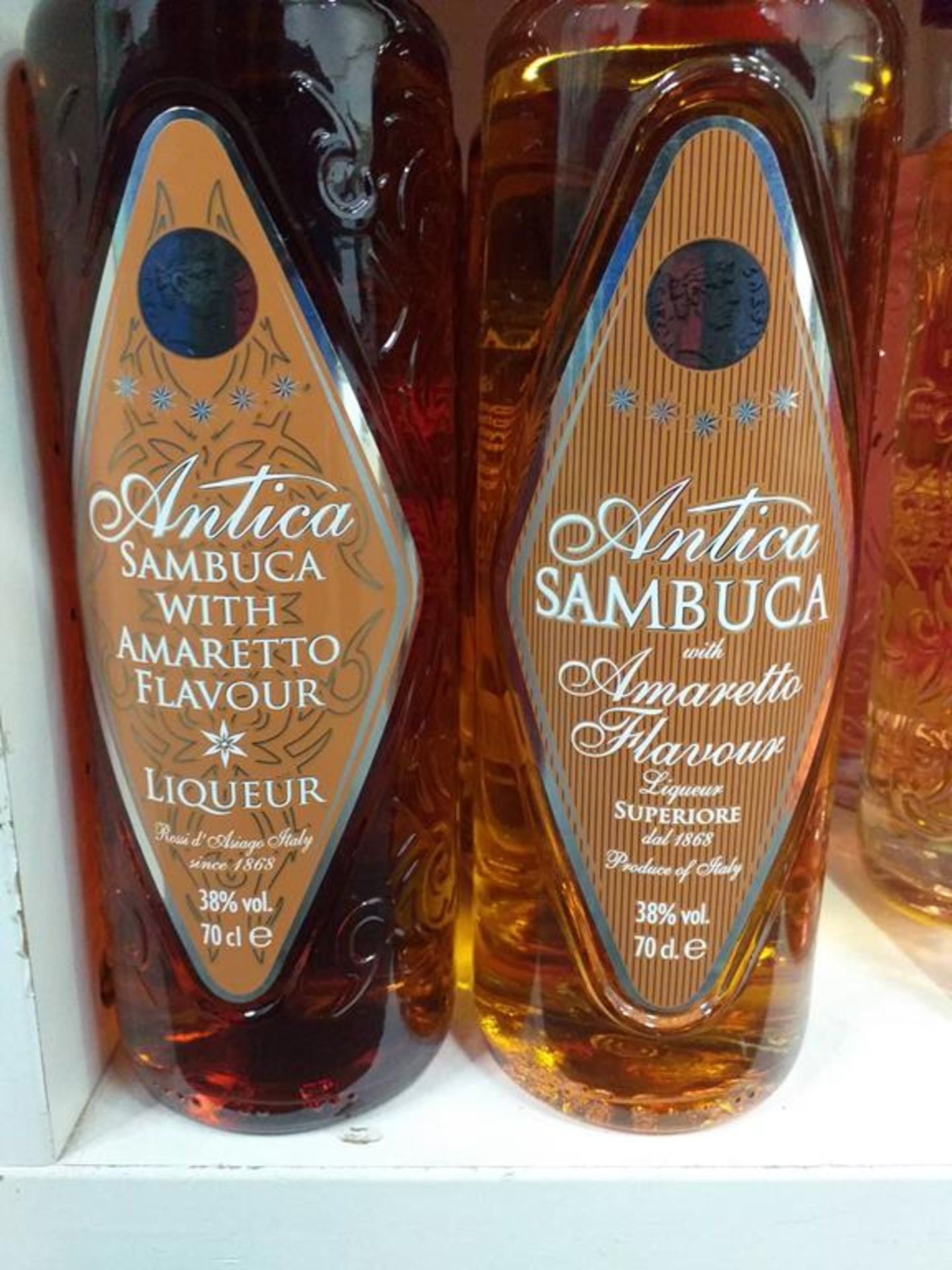 Six bottles of Antica Sambuca with Amaretto flavour liqueur - Image 2 of 3