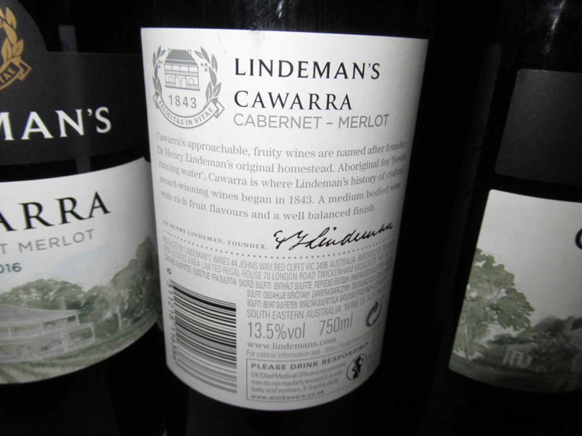 Twenty bottles of Lindeman's Cawarra Cabernet Merlot 2016 red wine - Image 3 of 3