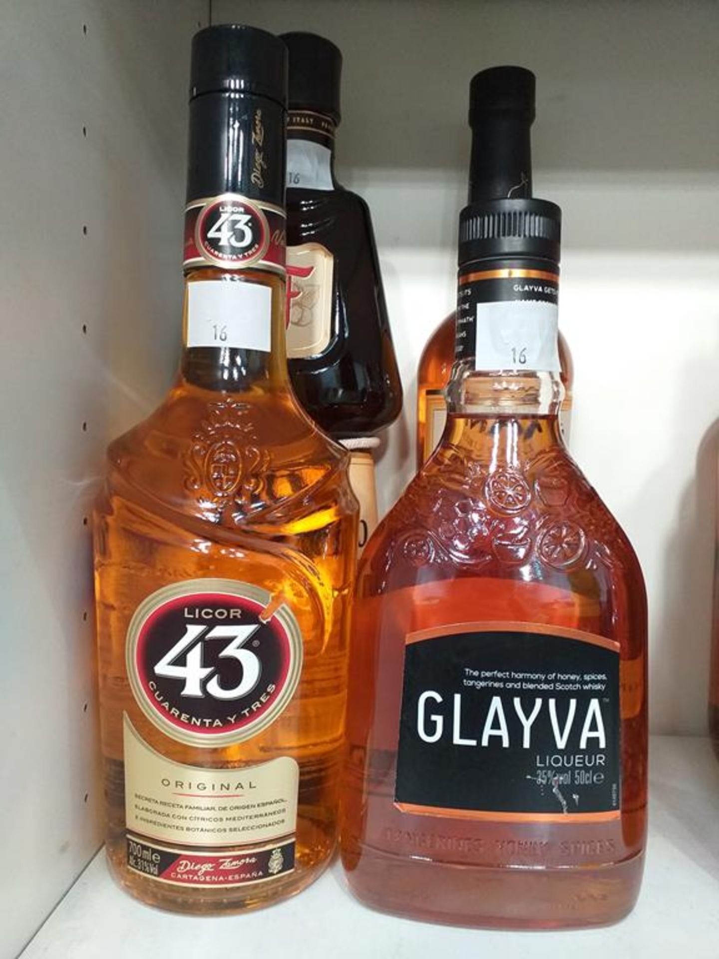 Three bottles of Fireball Liqueur, a bottle of Xante Liqueur, a bottle of Glayva liqueur, a bottle o - Image 4 of 7