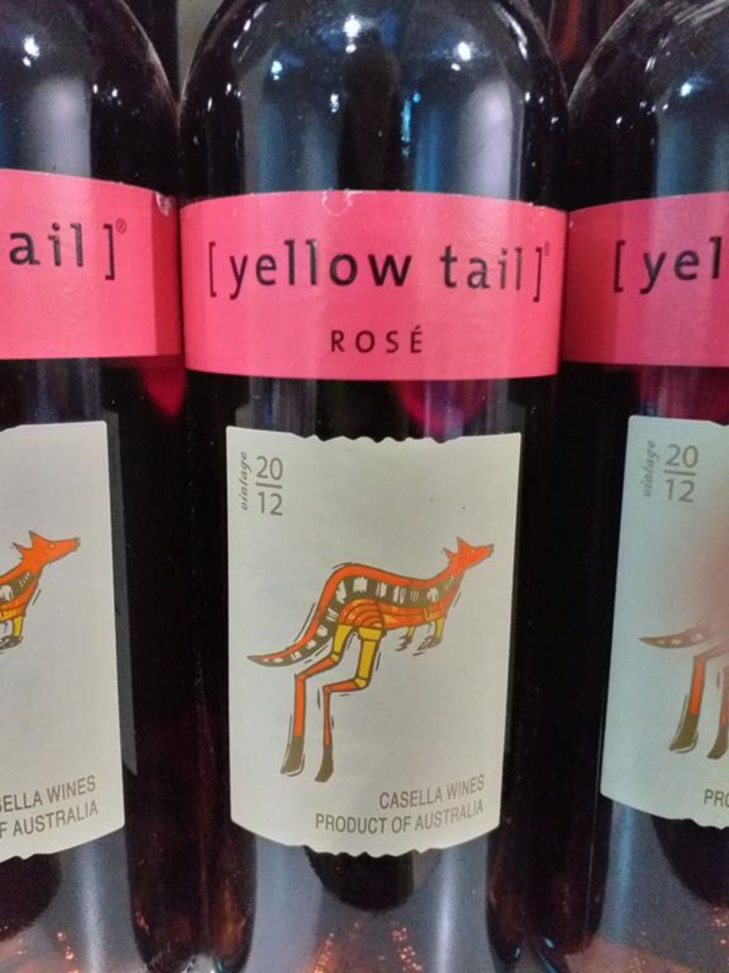 Sixteen bottles of Yellow Tail 2012 Rose wine - Image 2 of 3