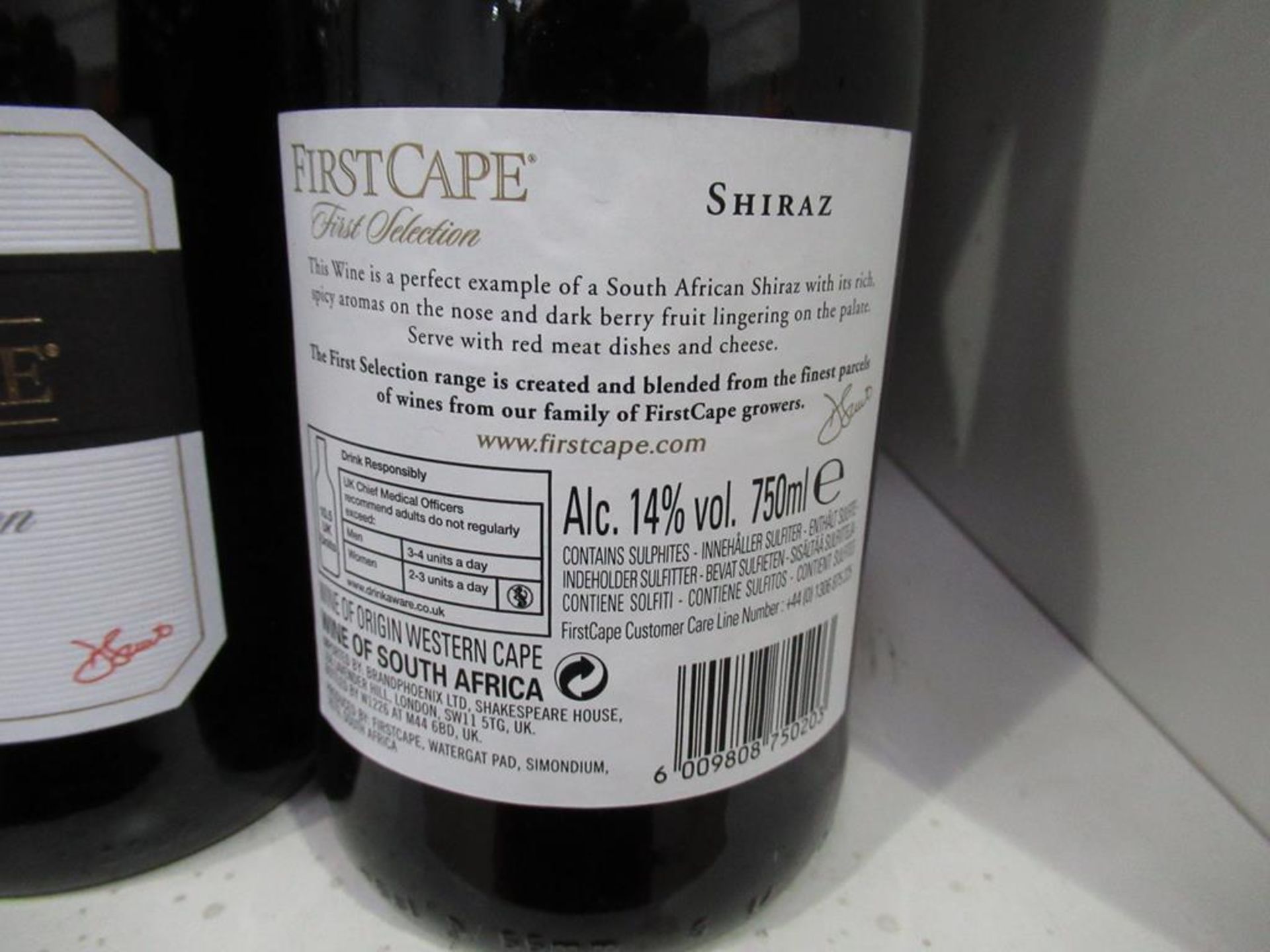 Twenty bottles of South Africa's First Cape 2017 First Selection Shiraz red wine - Image 3 of 3